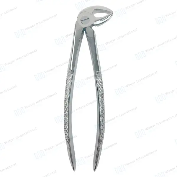 English Pattern Tooth Extraction Forceps #33V Lower Roots - surgical instruments manufactured by Waqar International, Sialkot - view 6