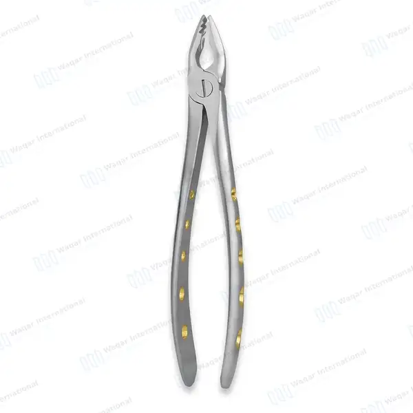 ROBA Extracting Forceps #34M Upper Incisors and Cuspids Serrated Jaws - surgical instruments manufactured by Waqar International, Sialkot - view 8
