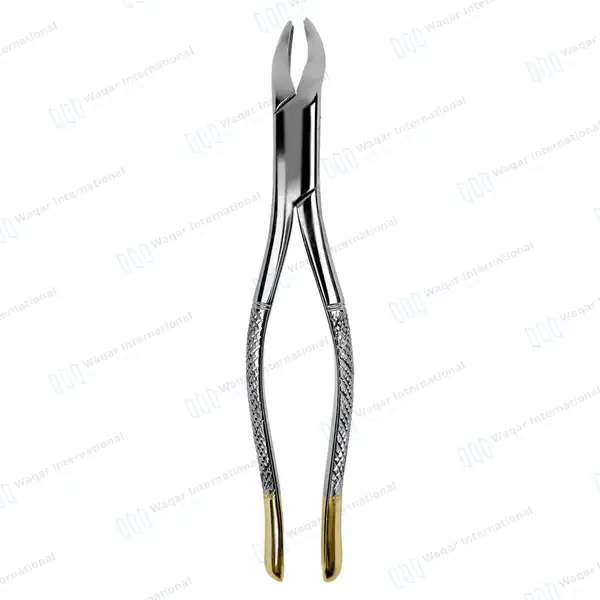 T/C Extracting Forceps #53L For Upper 1st & 2nd Left Molars - dental instruments manufactured by Waqar International, Sialkot - view 6