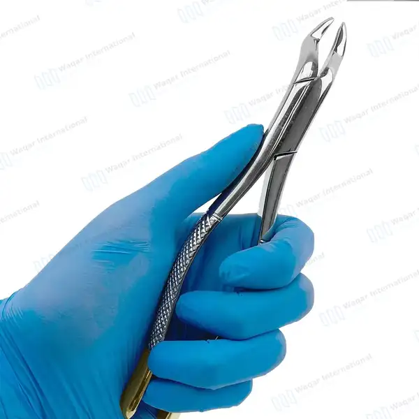 T/C Extracting Forceps #53L For Upper 1st & 2nd Left Molars - dental instruments manufactured by Waqar International, Sialkot - view 8