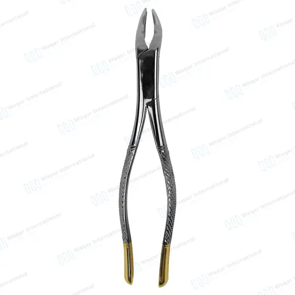 T/C Extracting Forceps #53R for Upper 1st & 2nd Right Molars - dental instruments manufactured by Waqar International, Sialkot - view 4