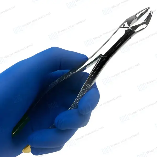 T/C Extracting Forceps #53R for Upper 1st & 2nd Right Molars - dental instruments manufactured by Waqar International, Sialkot - view 7