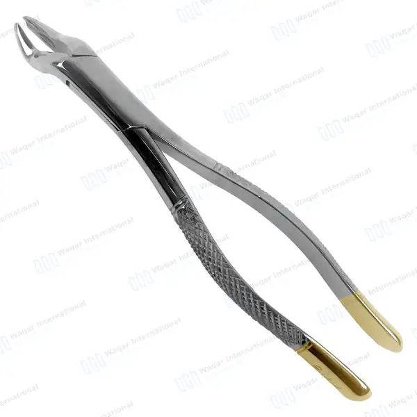 2 T/C Extracting Forceps Set #53L & #53R Upper Left & Right Molars - dental instruments manufactured by Waqar International, Sialkot - view 2