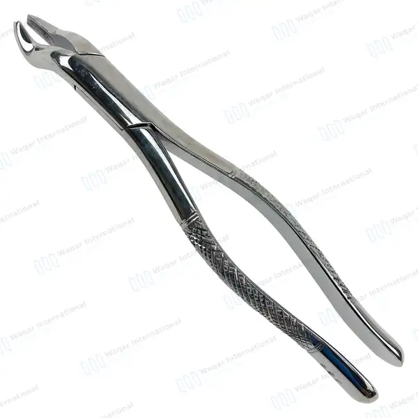 2 Extracting Forceps Set #53L & #53R Upper Left & Right Molars - dental instruments manufactured by Waqar International, Sialkot - view 2