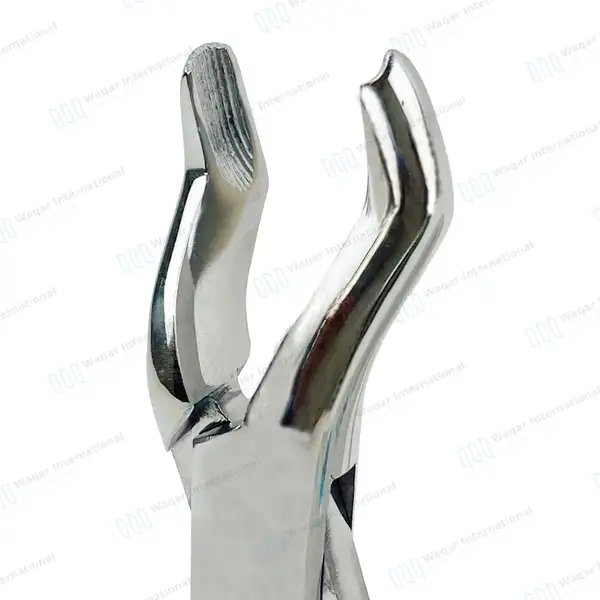 2 Extracting Forceps Set #53L & #53R Upper Left & Right Molars - dental instruments manufactured by Waqar International, Sialkot - view 5
