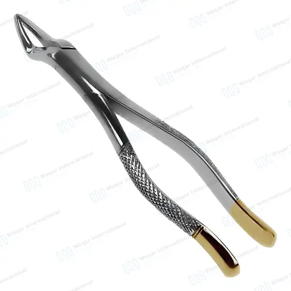 T/C Extracting Forceps #65 Upper Roots, Fragments & Incisors - dental instruments manufactured by Waqar International, Sialkot - view 4