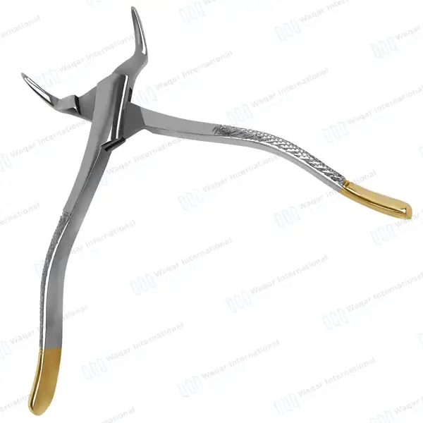 T/C Extracting Forceps #65 Upper Roots, Fragments & Incisors - dental instruments manufactured by Waqar International, Sialkot - view 5