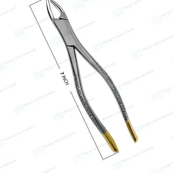 T/C Dental Extraction Forceps #150 Upper Incisors, Root Teeth - dental instruments manufactured by Waqar International, Sialkot - view 3