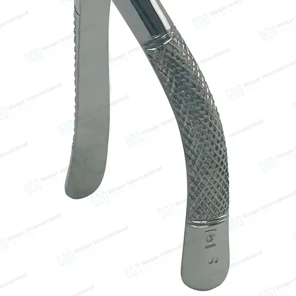 2 Dental Extraction Forceps #150S & #151S - surgical instruments manufactured by Waqar International, Sialkot - view 5