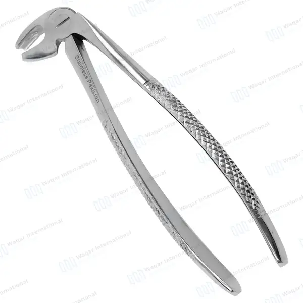 English Mead Extracting Forceps #MD4 for Lower Molars - surgical instruments manufactured by Waqar International, Sialkot - view 2