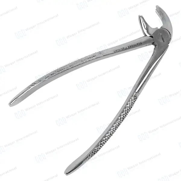 English Mead Extracting Forceps #MD4 for Lower Molars - surgical instruments manufactured by Waqar International, Sialkot - view 6