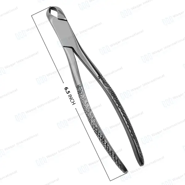 Dental Extracting Forceps #116 Witzel Lower Roots, Universal - surgical instruments manufactured by Waqar International, Sialkot - view 3