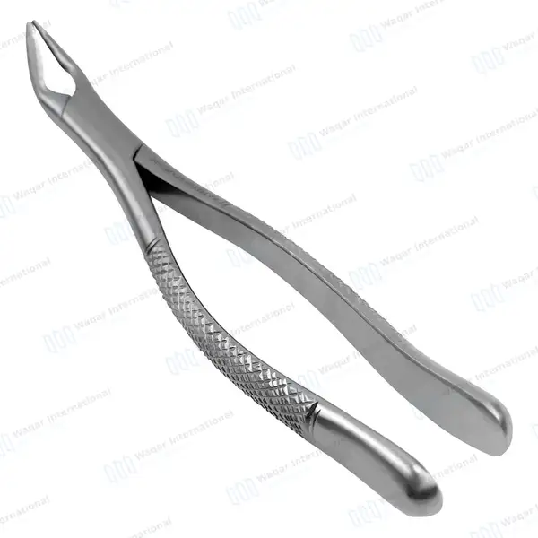 Dental Extracting Forceps #349 for Upper Incisors & Root - dental instruments manufactured by Waqar International, Sialkot - view 2