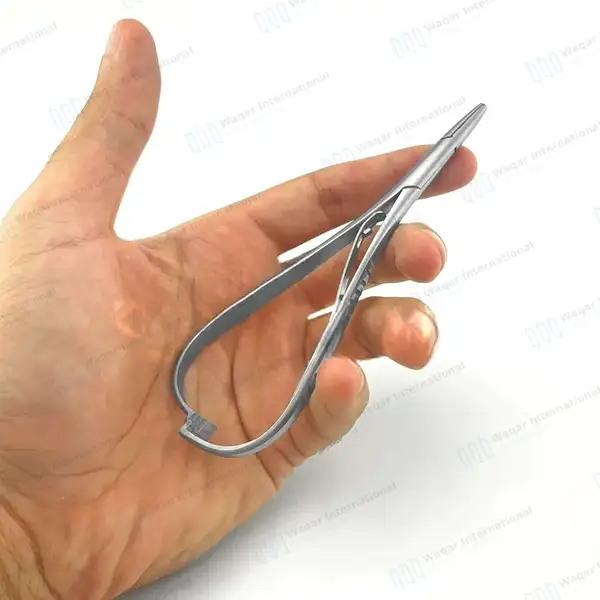 3 Pcs Orthodontic TC Hard Wire Cutter Slim Weingart Plier & Mathieu Needle Holder Set - surgical instruments manufactured by Waqar International, Sialkot - view 11