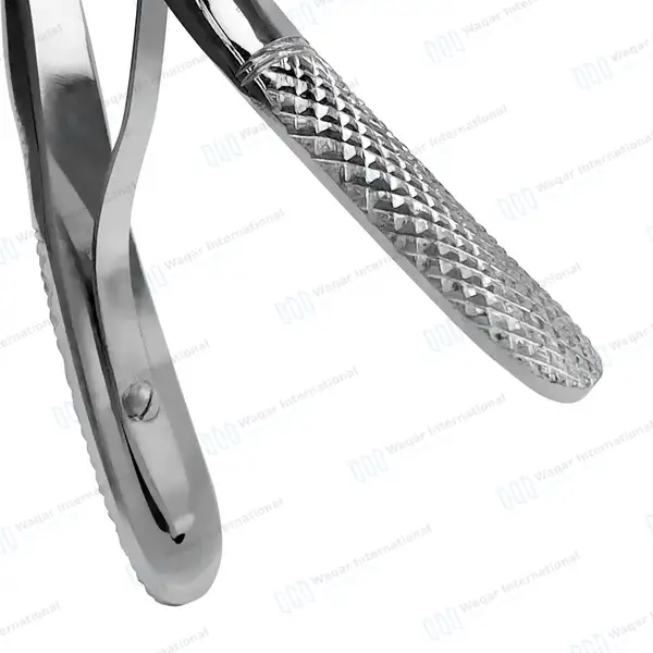 Pedo Extracting Forceps #H Upper & Lower Universal Mini - surgical instruments manufactured by Waqar International, Sialkot - view 5