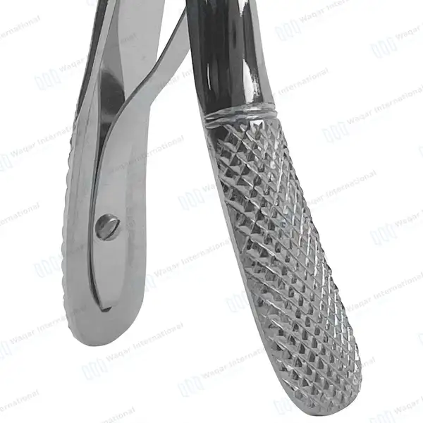 Pedo Extracting Forceps #H Upper & Lower Universal Mini - surgical instruments manufactured by Waqar International, Sialkot - view 6