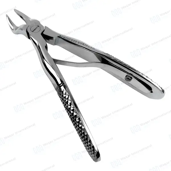 Pedo Extracting Forceps #H Upper & Lower Universal Mini - surgical instruments manufactured by Waqar International, Sialkot - view 7