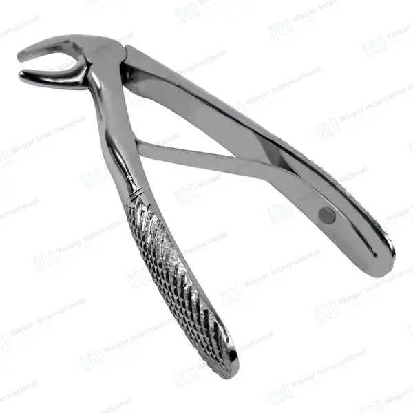 Pedo Extracting Forceps #B Lower Roots Universal Mini - surgical instruments manufactured by Waqar International, Sialkot - view 2