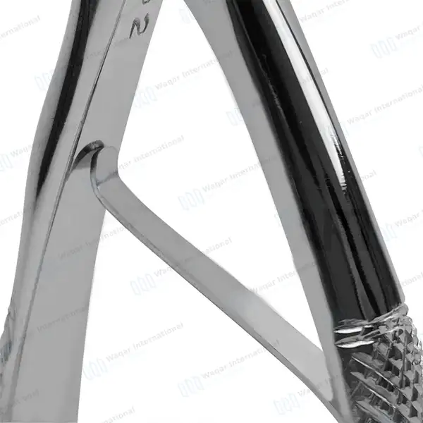 Pedo Extracting Forceps #B Lower Roots Universal Mini - surgical instruments manufactured by Waqar International, Sialkot - view 6