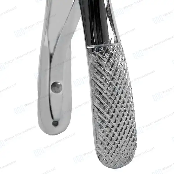 Pedo Extracting Forceps #C Lower Molars Universal Mini - surgical instruments manufactured by Waqar International, Sialkot - view 6