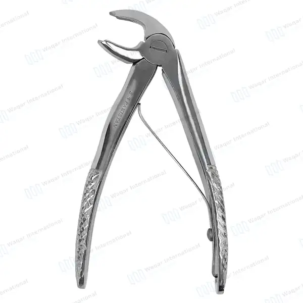 Pedo Extracting Forceps #C Lower Molars Universal Mini - surgical instruments manufactured by Waqar International, Sialkot - view 7