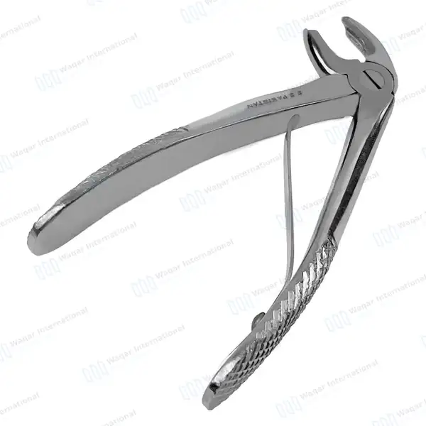Pedo Extracting Forceps #C Lower Molars Universal Mini - surgical instruments manufactured by Waqar International, Sialkot - view 8