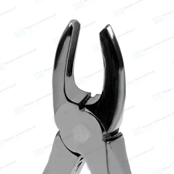 Pedo Extracting Forceps #E Upper Front Universal Mini - surgical instruments manufactured by Waqar International, Sialkot - view 3
