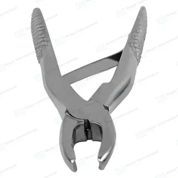 Pedo Extracting Forceps #E Upper Front Universal Mini - surgical instruments manufactured by Waqar International, Sialkot - view 5