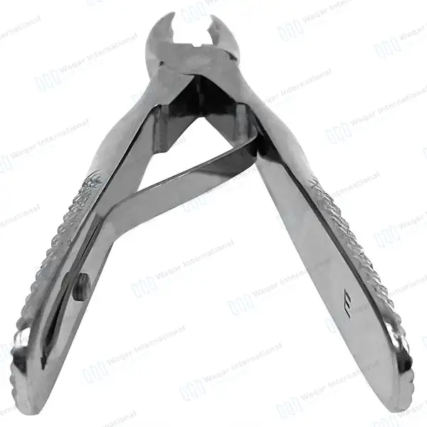 Pedo Extracting Forceps #E Upper Front Universal Mini - surgical instruments manufactured by Waqar International, Sialkot - view 6