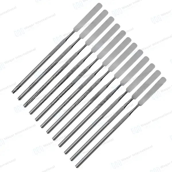12 Pcs Cement Spatulas Single Ended - dental instruments manufactured by Waqar International, Sialkot - view 2