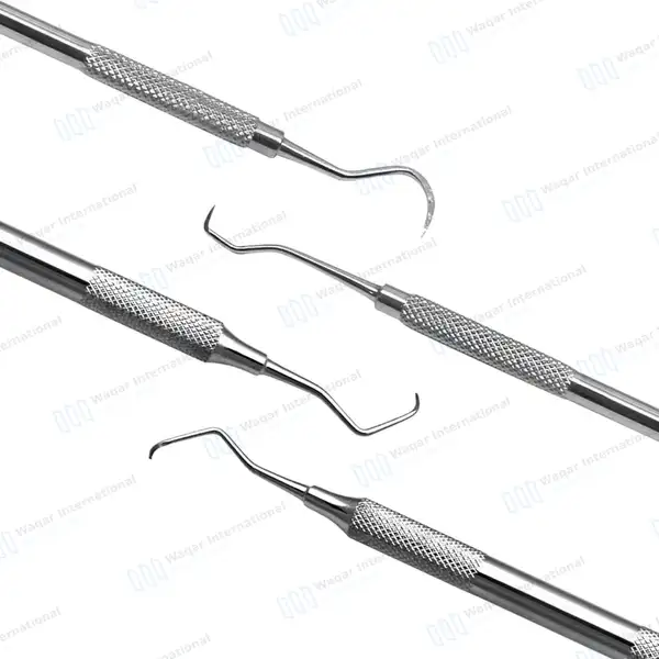 15 Pcs Scaling and Root Planing Kit - surgical instruments manufactured by Waqar International, Sialkot - view 4