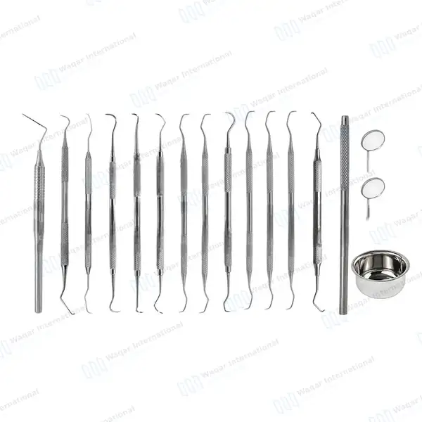 15 Pcs Scaling and Root Planing Kit - surgical instruments manufactured by Waqar International, Sialkot - view 5