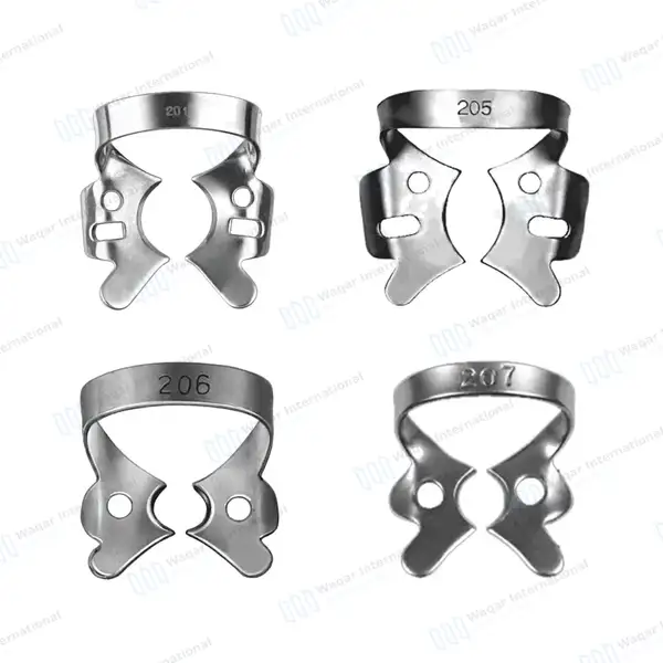 20 Pcs Rubber Dam Clamps Set - surgical instruments manufactured by Waqar International, Sialkot - view 3