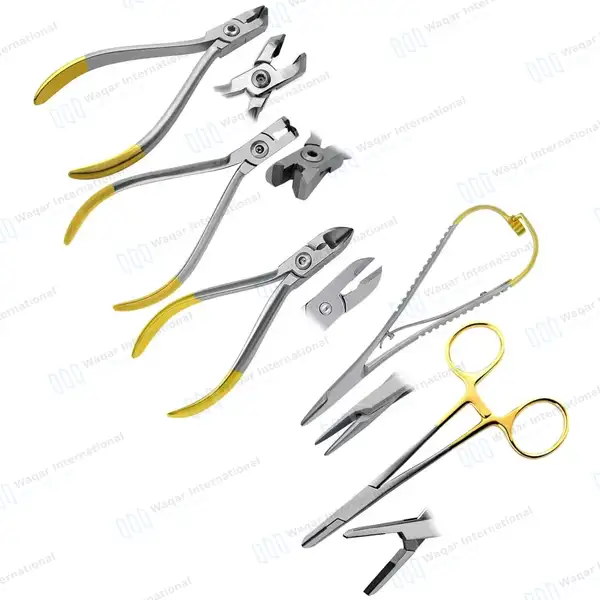 6 Pcs Mathieu Needle Holders Set - surgical instruments manufactured by Waqar International, Sialkot - view 5