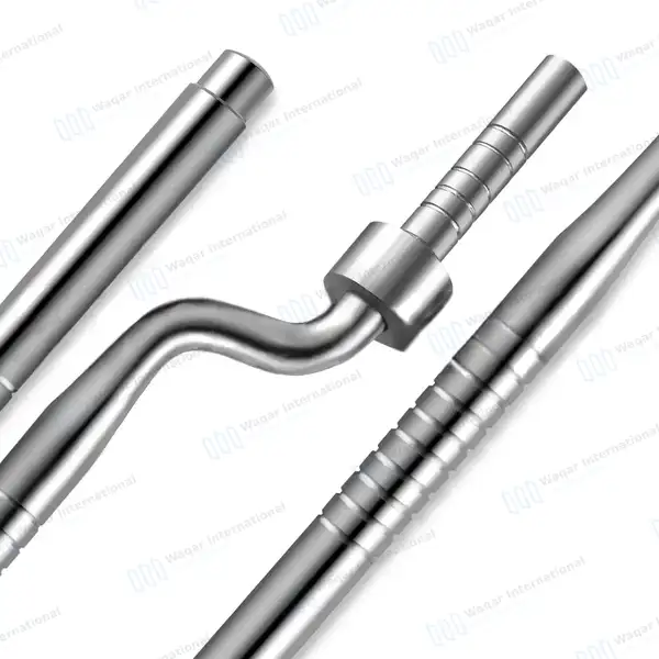 5 Pcs Sinus Lift Osteotomes Angled with L-Key Adj Stops Concave - surgical instruments manufactured by Waqar International, Sialkot - view 5
