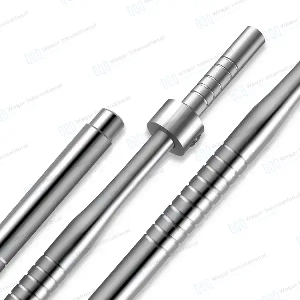 5 Pcs Sinus Lift Osteotomes Straight with L-Key Adj Stops Concave - surgical instruments manufactured by Waqar International, Sialkot - view 6