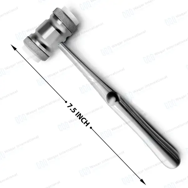 11 Pcs Sinus Osteotomes & Mead Mallet Set Straight+Angled Concave - surgical instruments manufactured by Waqar International, Sialkot - view 10