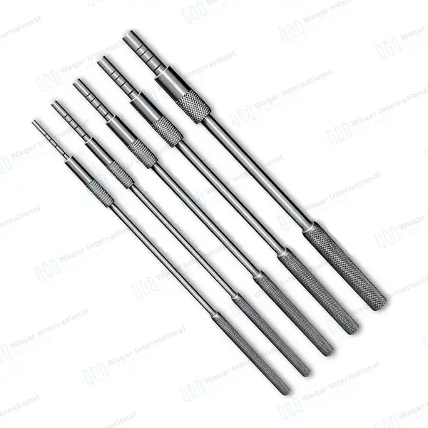 5 Pcs Sinus Lift Osteotomes Straight Adjustable Screw Concave Tip - surgical instruments manufactured by Waqar International, Sialkot - view 7