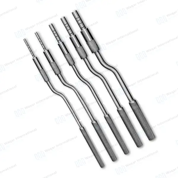 5 Pcs Sinus Lift Osteotomes Angled Adjustable Screw Concave Tip - surgical instruments manufactured by Waqar International, Sialkot - view 7