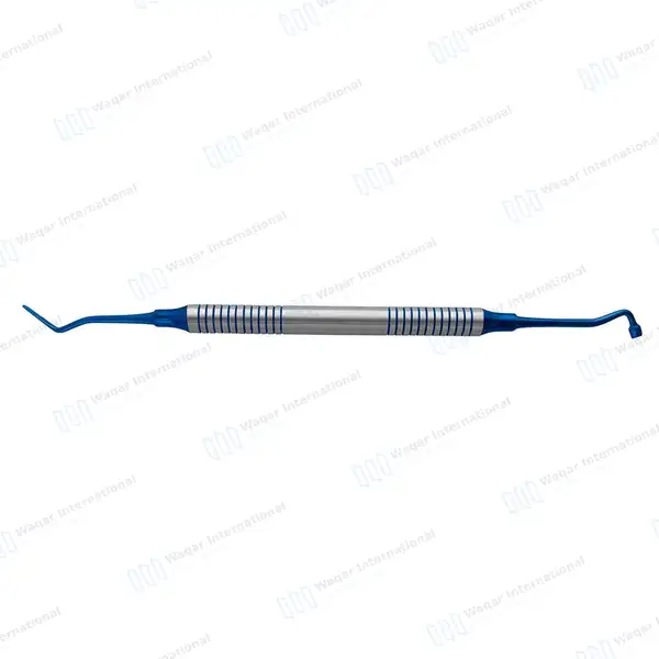 Woodson #3 Plastic Filling Instrument Blue Titanium Coated Tips - surgical instruments manufactured by Waqar International, Sialkot - view 3