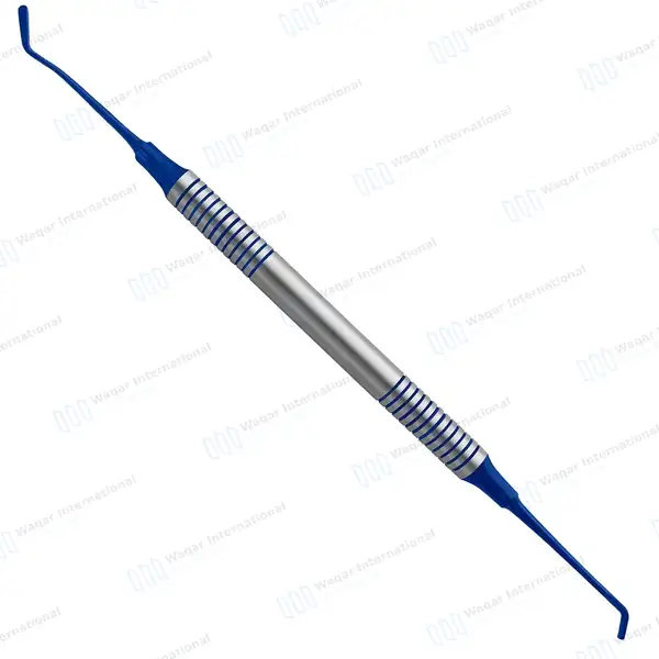 Plastic Filling Instrument #3 Titanium Coated Blue Tips - surgical instruments manufactured by Waqar International, Sialkot - view 2
