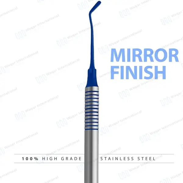 Plastic Filling Instrument #3 Titanium Coated Blue Tips - surgical instruments manufactured by Waqar International, Sialkot - view 5