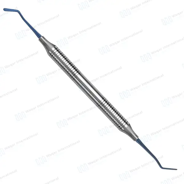 Plastic Filling Instrument #4 Titanium Coated Blue Tips - surgical instruments manufactured by Waqar International, Sialkot - view 2