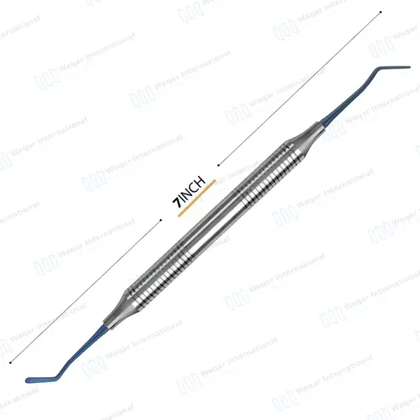 Plastic Filling Instrument #4 Titanium Coated Blue Tips - surgical instruments manufactured by Waqar International, Sialkot - view 3