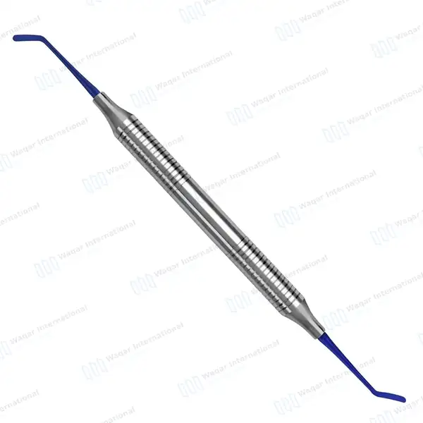 Plastic Filling Instrument #5 Titanium Coated Blue Tips - surgical instruments manufactured by Waqar International, Sialkot - view 2