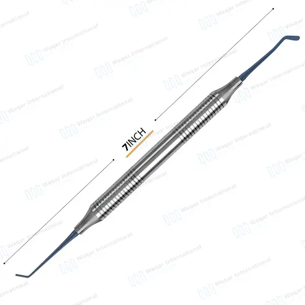 Plastic Filling Instrument #W3 Titanium Coated Blue Tips - surgical instruments manufactured by Waqar International, Sialkot - view 3