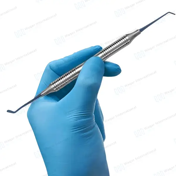 Plastic Filling Instrument #W3 Titanium Coated Blue Tips - surgical instruments manufactured by Waqar International, Sialkot - view 8