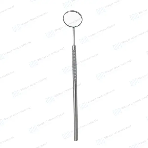12 Pcs Front Surface Mouth Mirror Set #5 with Handle - surgical instruments manufactured by Waqar International, Sialkot - view 6
