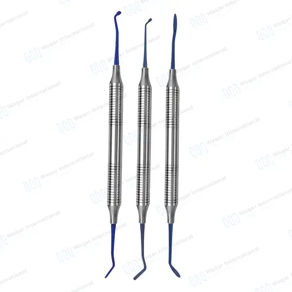 3 Pcs Woodson #1 #2 #3 Plastic Filling Instrument Set Titanium Coated - surgical instruments manufactured by Waqar International, Sialkot - view 7