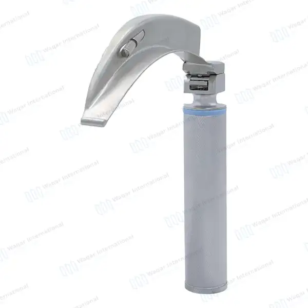 Mac Blade #4 with Conventional Laryngoscope Medium Handle - surgical instruments manufactured by Waqar International, Sialkot - view 2